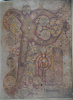 Book of Kells Initiale P Book of Kells Initiale P